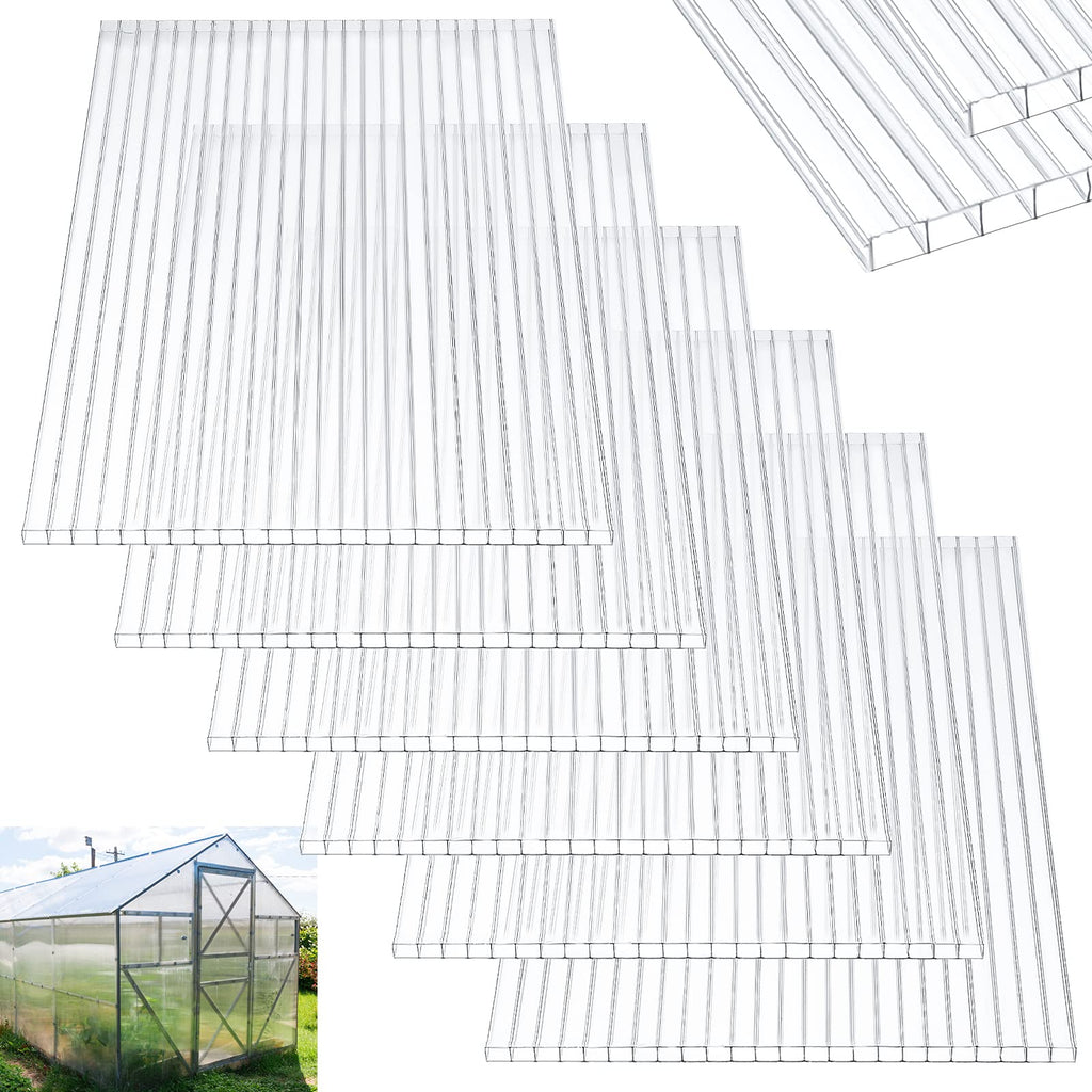 12 Pack Polycarbonate Greenhouse Panels P868137