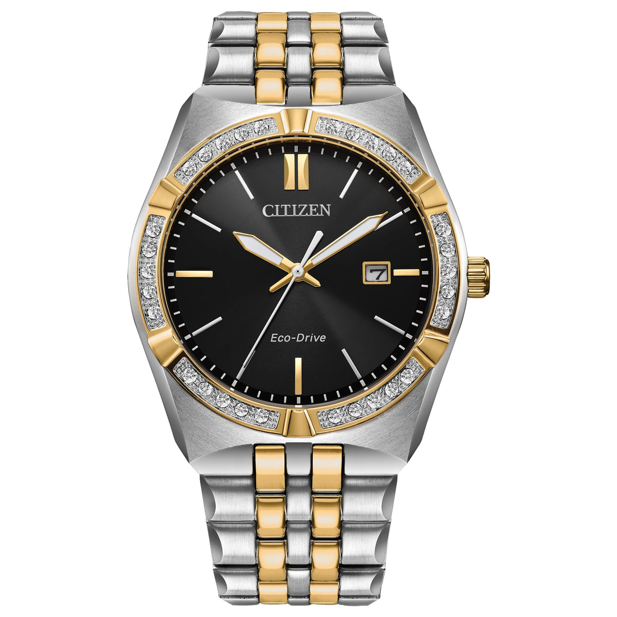 Two-Tone Stainless Steel Diamond Bezel Watch N283500