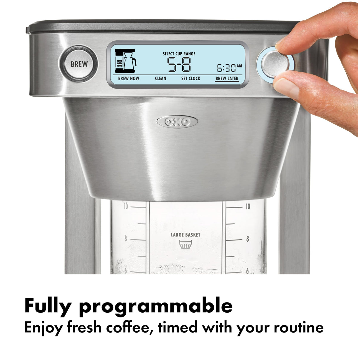 12-Cup Coffee Maker with Single-Serve Function N593157