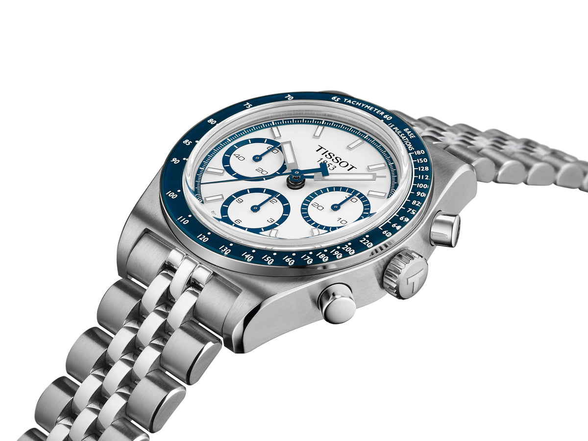 White Dial 41mm Automatic Chronograph Watch S464