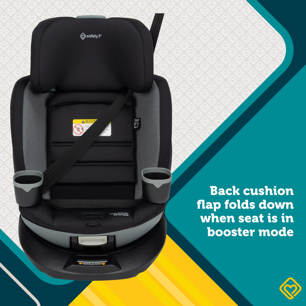 Black Convertible Car Seat U133