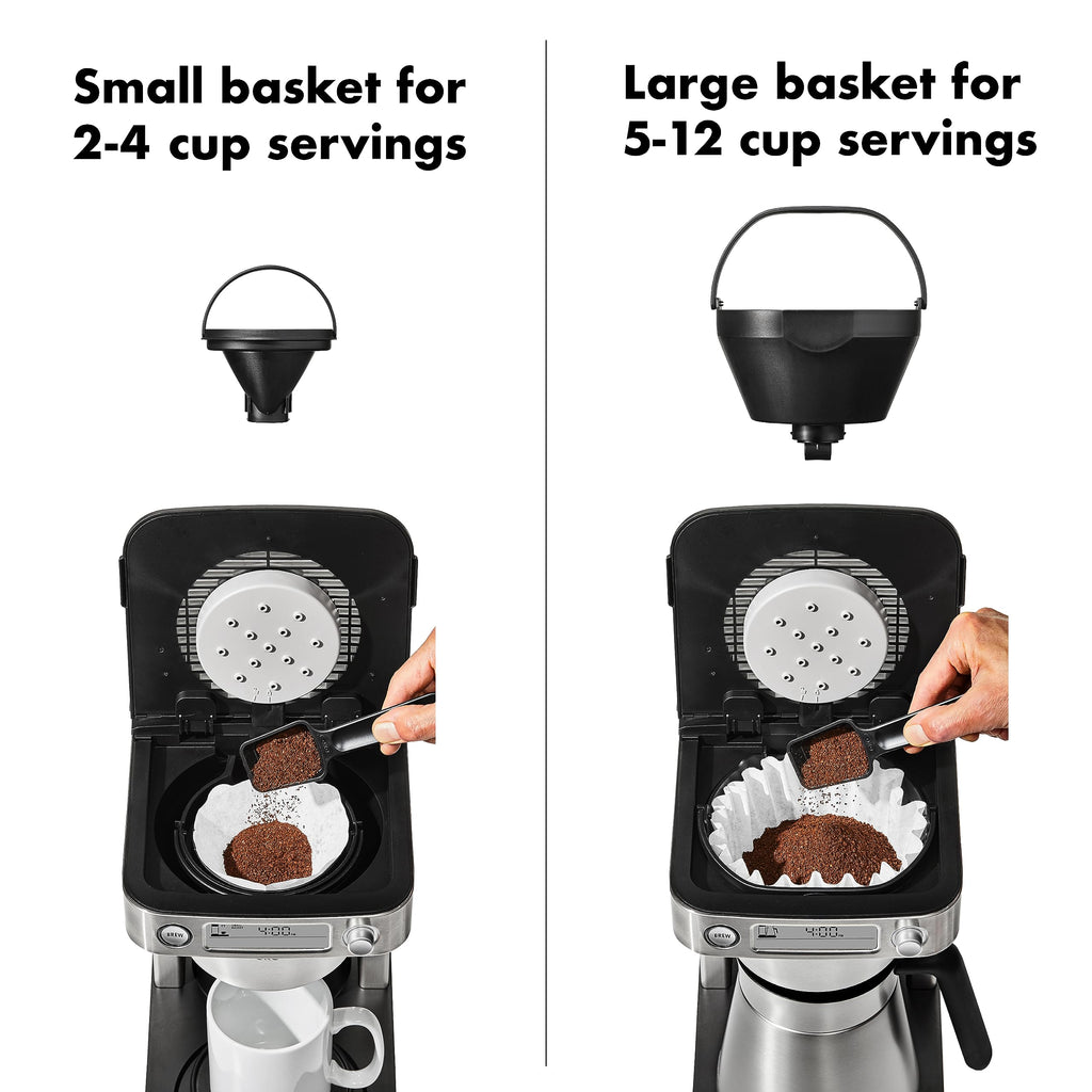 12-Cup Coffee Maker with Single-Serve Function N593157