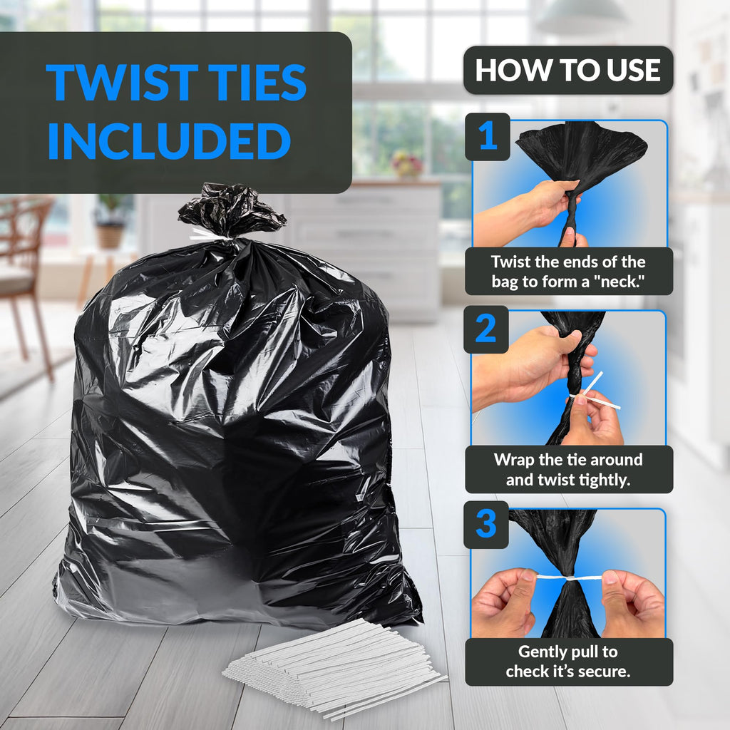 30 to 33 Gallon Heavy Duty Trash Bags Y898