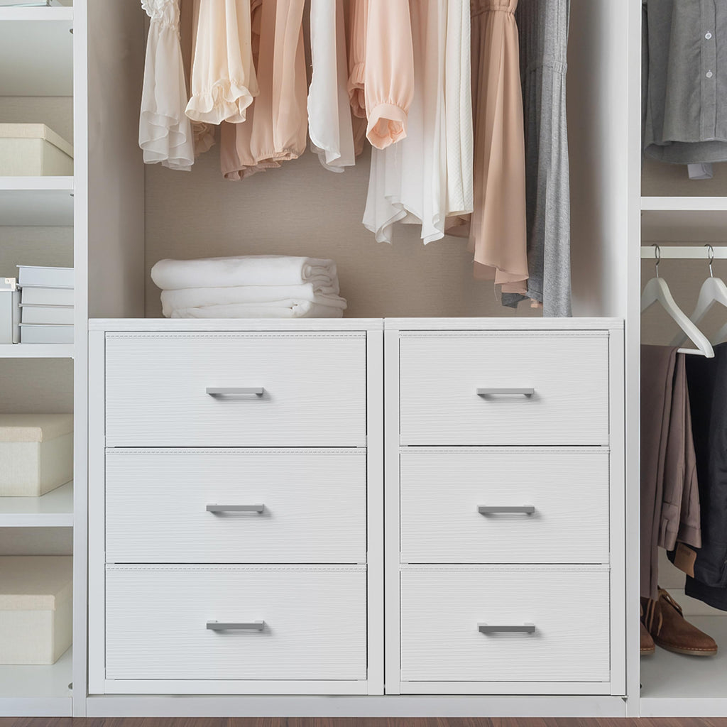 White 3 Drawer Dresser X93893