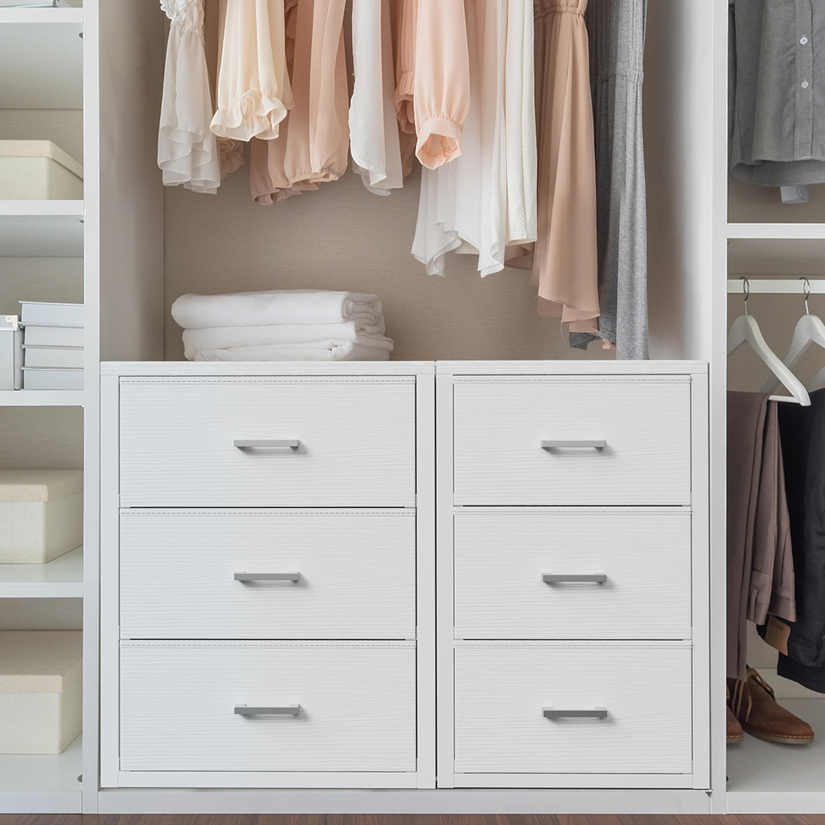 White 3 Drawer Dresser X93893