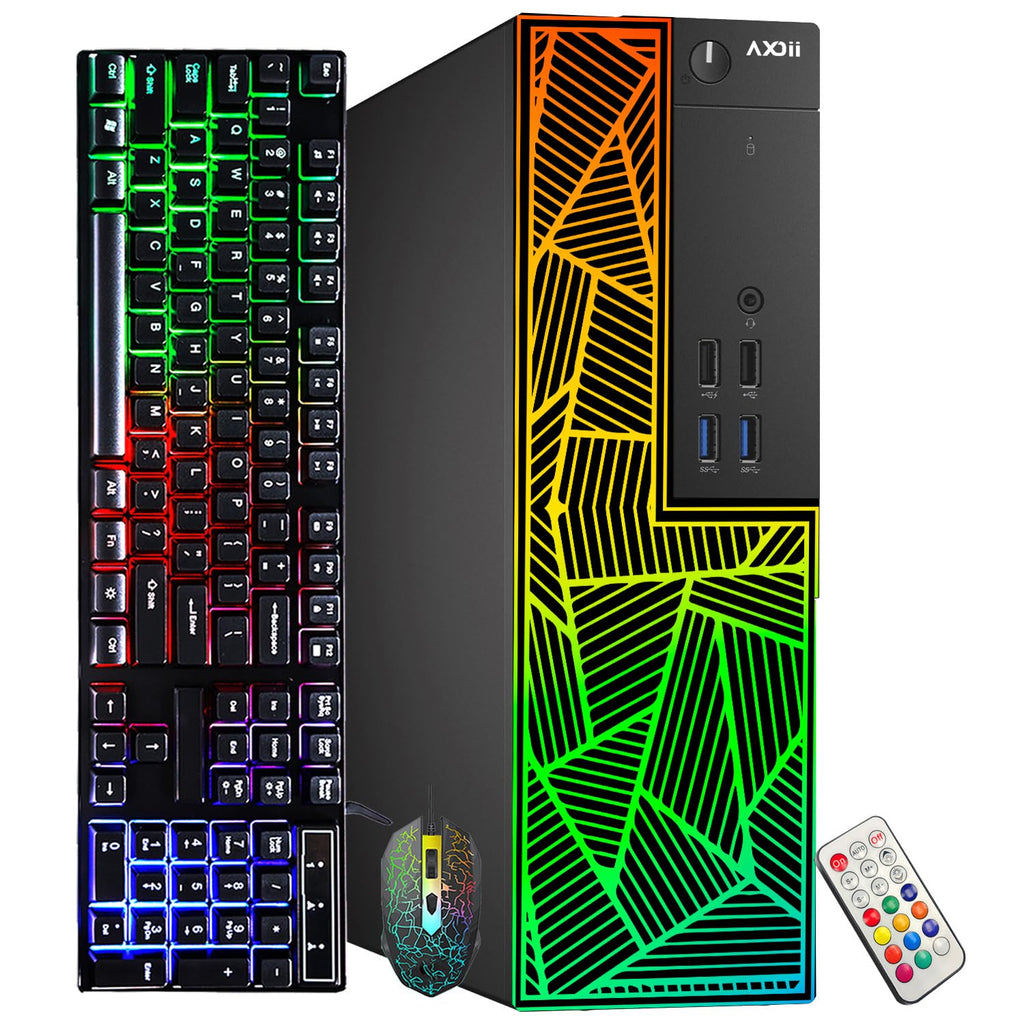 RGB Gaming Desktop PC with 24" FHD Monitor, 16GB DDR4 RAM, 512GB NVMe SSD B22050