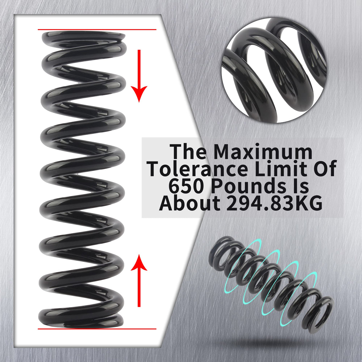 650LBS Rear Shock Absorber Spring A984376