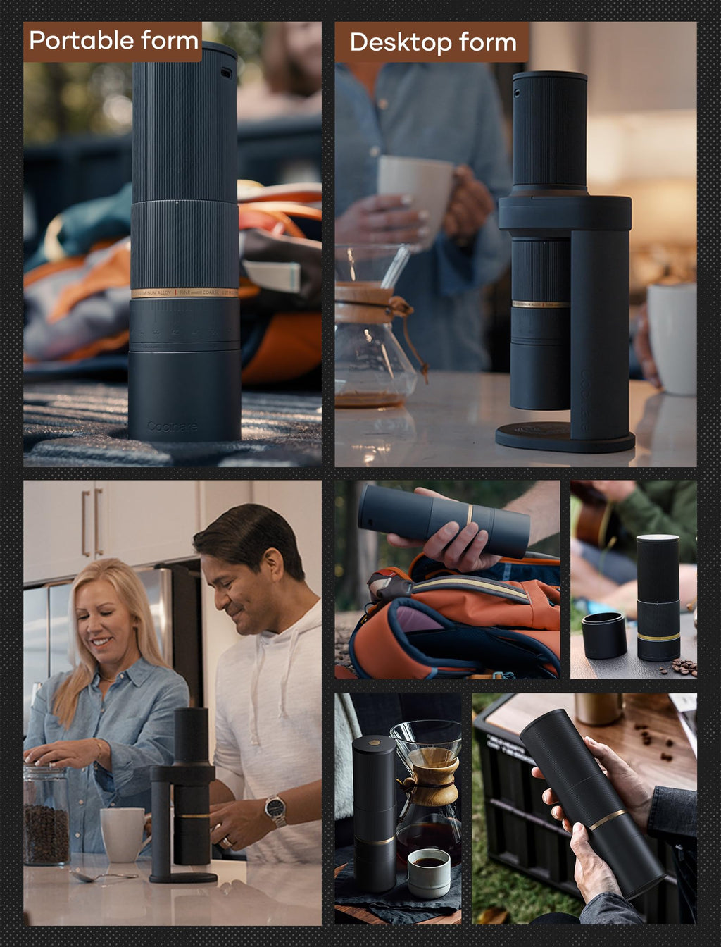 Electric Portable Burr Coffee Grinder I802