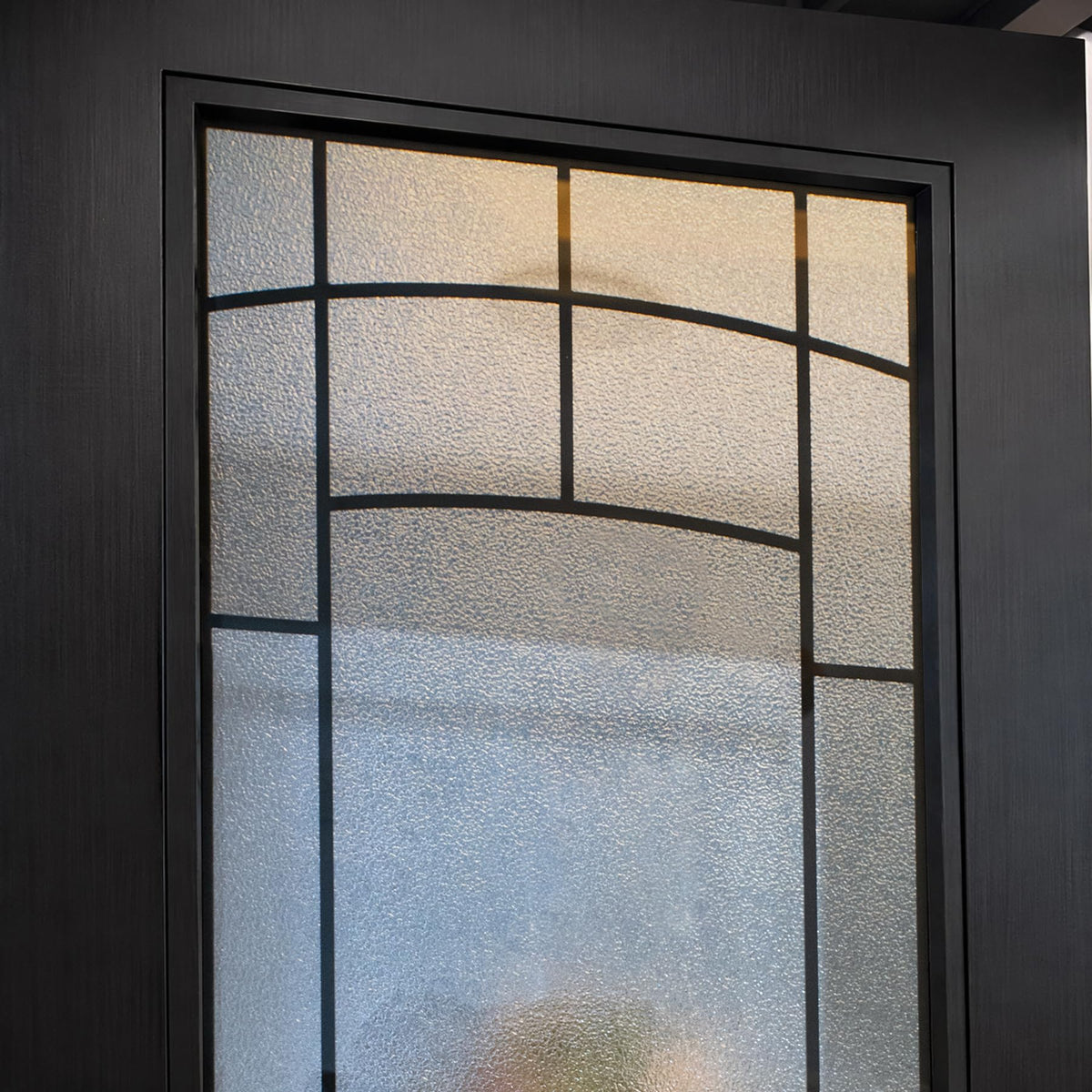 36" x 80" Black FRP Entry Door T700