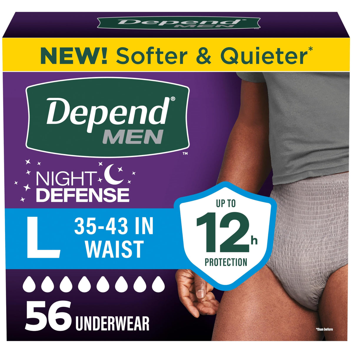 Large Adult Diapers 56 Count T3757