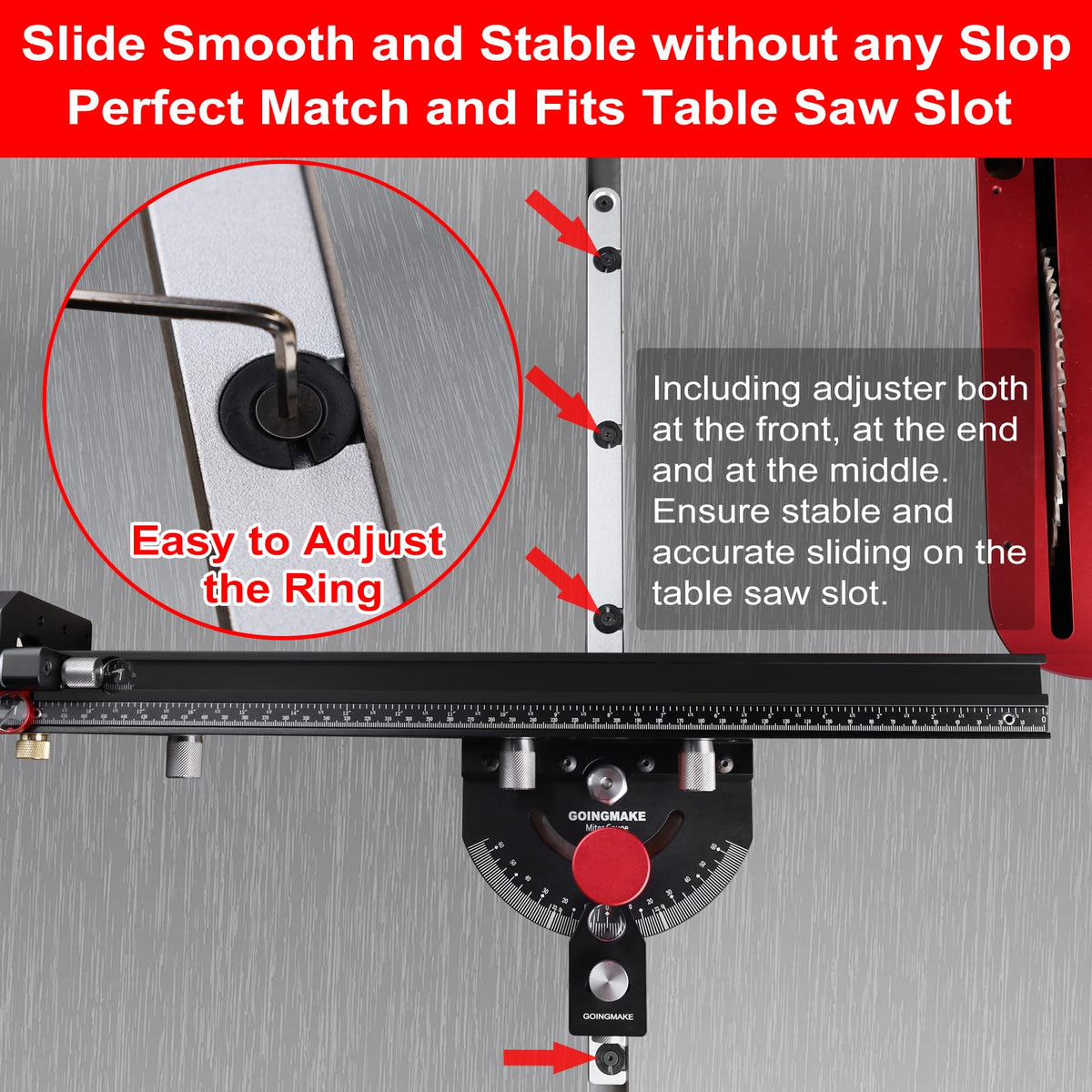 Table Saw Miter Gauge F916