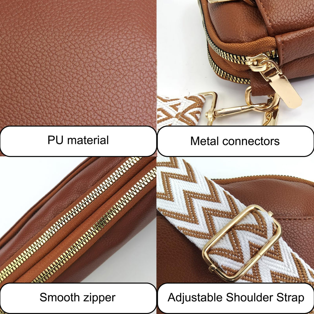Mini Crossbody Bag Vegan Leather Sling Purse I661486