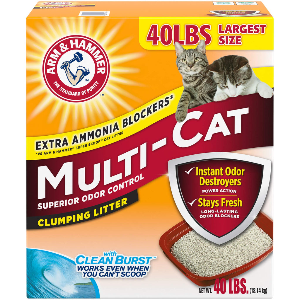 Clumping Cat Litter, 40lb B9982