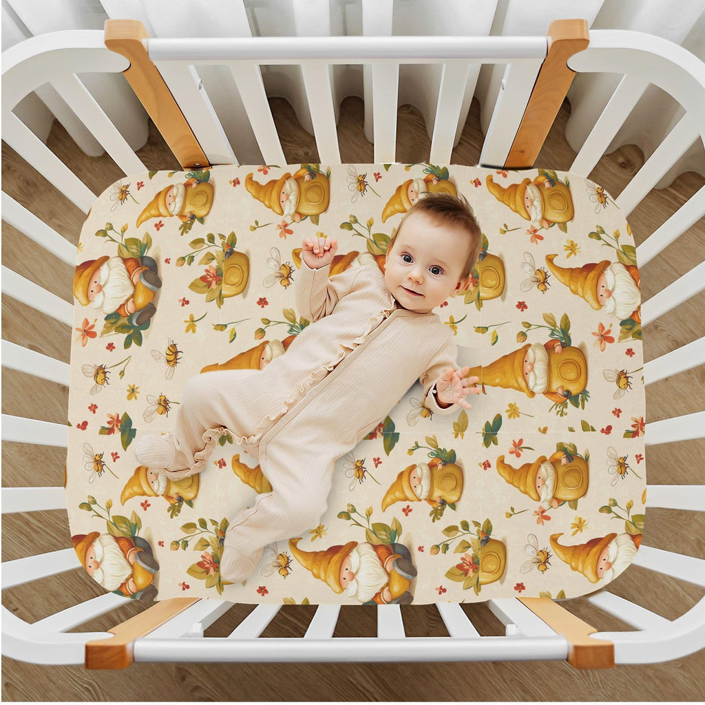 Soft Breathable Microfiber Crib Sheet W3414