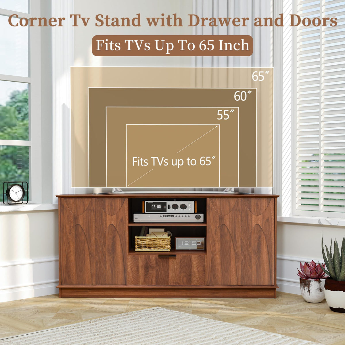 Corner TV Stand up to 65 inch A431601