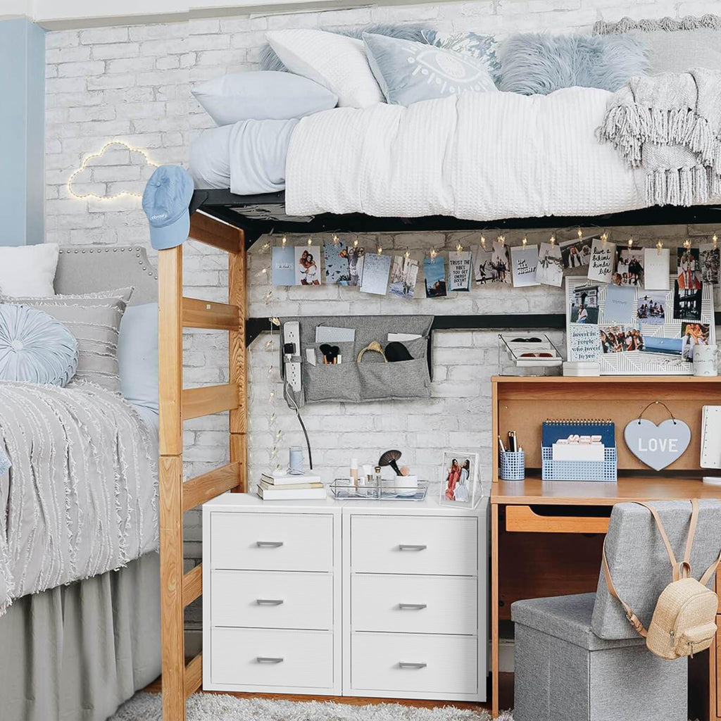 White 3 Drawer Dresser X93893