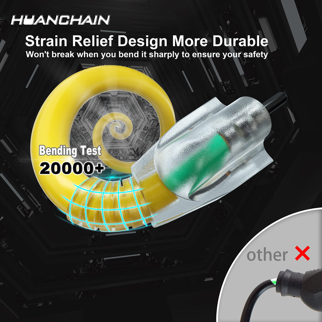 100 FT 12/3 Gauge Heavy Duty Outdoor Extension Cord Waterproof T14289