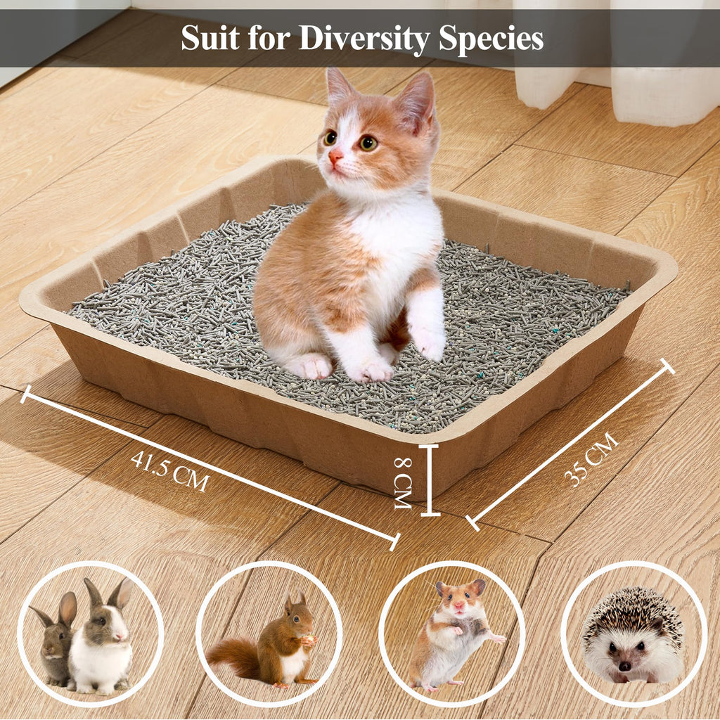 Disposable Cardboard Cat Litter Boxes 5 Pack K361