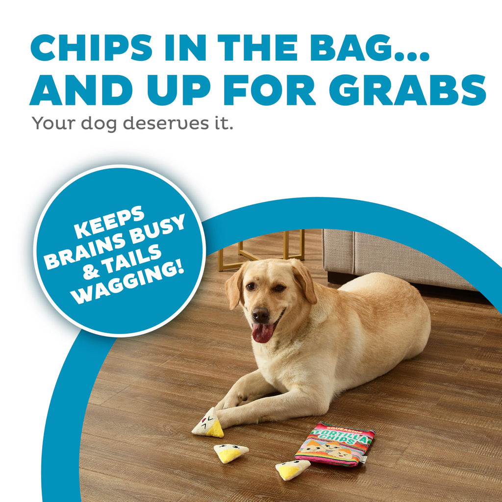 Tortilla Chips Puzzle Squeaky Dog Toys B93835