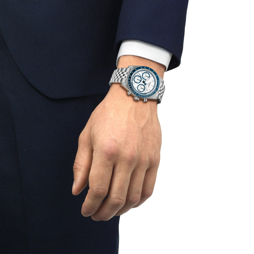 White Dial 41mm Automatic Chronograph Watch S464